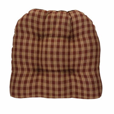 Sturbridge Wine Chair Pad Wine, Tan Park Designs - The Fox Decor